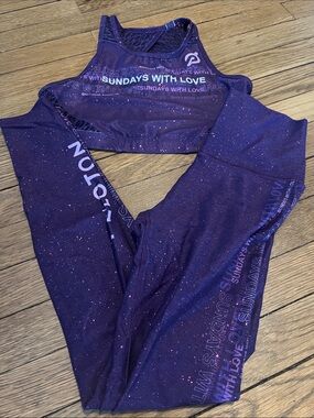 Peloton ally love reversible cheetah Sunday with love outfit